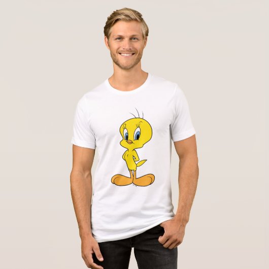 TWEETY™ | Clever Bird Tri-Blend Shirt (Vorderseite voll)