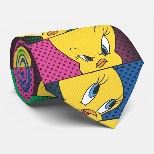 TWEETY™ Comic Panels Krawatte (Gerollt)