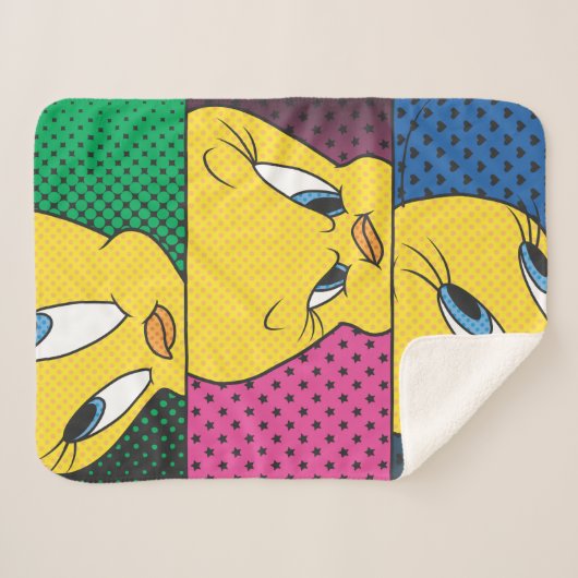 TWEETY™ Comic Panels Sherpadecke (Vorderseite (Horizontal))