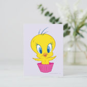 TWEETY™ Cupcake Postkarte (Stehend Vorderseite)