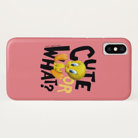 TWEETY™-Cute Or What? Case-Mate iPhone Hülle (Rückseite (Horizontal))