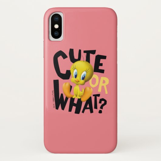 TWEETY™-Cute Or What? Case-Mate iPhone Hülle (Rückseite)