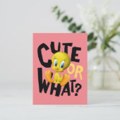 TWEETY™-Cute Or What? Postkarte (Stehend Vorderseite)