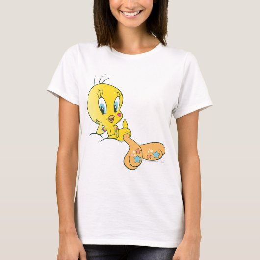 Tweety Dee-lightful Beats Pose 3 T-Shirt (Vorderseite)