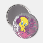 TWEETY™ Djing Magnet (Vorderseite/Rückseite)