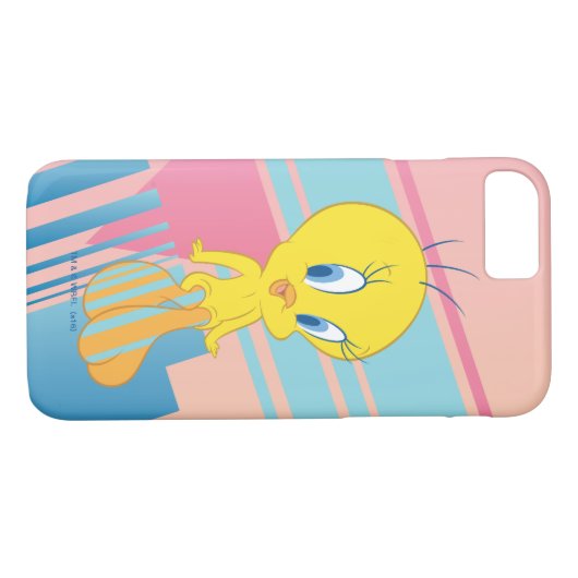TWEETY™ Dreiecke PinkBG Case-Mate iPhone Hülle (Rückseite (Horizontal))