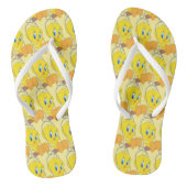 Tweety Flip Flops -> Tweety Badeschlappen Badesandalen (Fußbett)