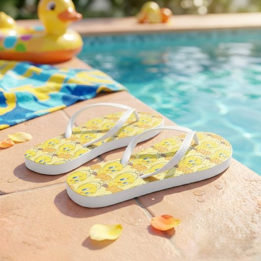 Tweety Flip Flops -> Tweety Badeschlappen Badesandalen