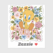 TWEETY™ Floral Embroidery Graphic Aufkleber (Blatt)