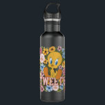 TWEETY™ Floral Embroidery Graphic Edelstahlflasche<br><div class="desc">Check out TWEETY™ in this beautiful floral graphic with stitched name effect. Wear this on a cozy tee,  tote bag,  or decorative throw pillow! Shop this design on even more custom Zazzle gifts!</div>