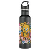 TWEETY™ Floral Embroidery Graphic Edelstahlflasche (Vorderseite)