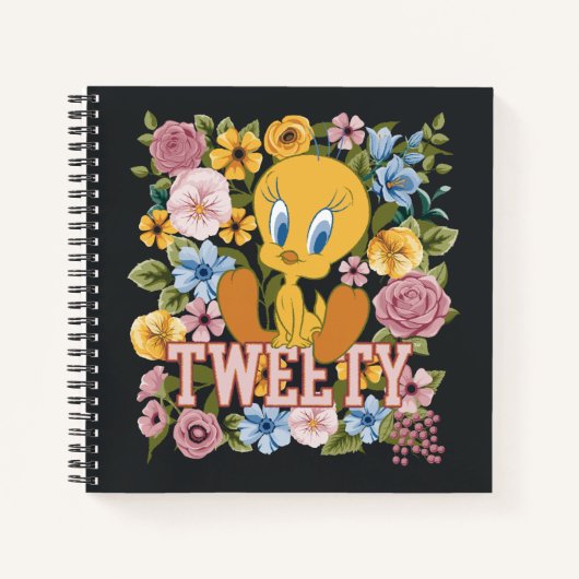 TWEETY™ Floral Embroidery Graphic Notizblock (Vorderseite)
