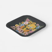 TWEETY™ Floral Embroidery Graphic Pappteller (Gewinkelt)
