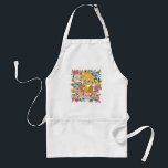 TWEETY™ Floral Embroidery Graphic Schürze<br><div class="desc">Check out TWEETY™ in this beautiful floral graphic with stitched name effect. Wear this on a cozy tee,  tote bag,  or decorative throw pillow! Shop this design on even more custom Zazzle gifts!</div>