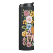 TWEETY™ Floral Embroidery Graphic Thermosbecher (Nach links gedreht)