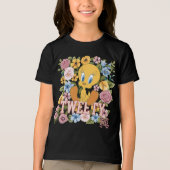 TWEETY™ Floral Embroidery Graphic Tri-Blend Shirt (Vorderseite)