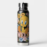 TWEETY™ Floral Embroidery Graphic Trinkflasche<br><div class="desc">Check out TWEETY™ in this beautiful floral graphic with stitched name effect. Wear this on a cozy tee,  tote bag,  or decorative throw pillow! Shop this design on even more custom Zazzle gifts!</div>