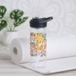 TWEETY™ Floral Embroidery Graphic Trinkflasche<br><div class="desc">Check out TWEETY™ in this beautiful floral graphic with stitched name effect. Wear this on a cozy tee,  tote bag,  or decorative throw pillow! Shop this design on even more custom Zazzle gifts!</div>