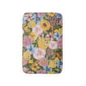 TWEETY™ Floral Embroidery Pattern Badematte (Vorderseite Vertikal)