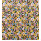 TWEETY™ Floral Embroidery Pattern Duschvorhang (Vorderseite)