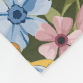 TWEETY™ Floral Embroidery Pattern Fleecedecke (Ecke)