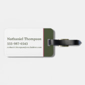 TWEETY™ Floral Embroidery Pattern Gepäckanhänger (Rückseite horizontal)