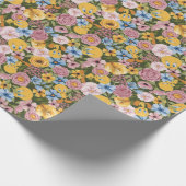 TWEETY™ Floral Embroidery Pattern Geschenkpapier (Ecke)