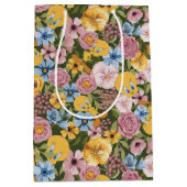 TWEETY™ Floral Embroidery Pattern Mittlere Geschenktüte (Vorderseite)