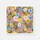 TWEETY™ Floral Embroidery Pattern Serviette (Vorderseite)