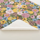 TWEETY™ Floral Embroidery Pattern Sherpadecke (3/4)