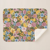 TWEETY™ Floral Embroidery Pattern Sherpadecke (Vorderseite (Horizontal))