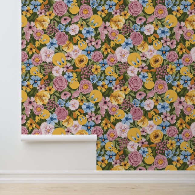 TWEETY™ Floral Embroidery Pattern Tapete (Anwendung)