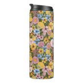 TWEETY™ Floral Embroidery Pattern Thermosbecher (Nach rechts gedreht)