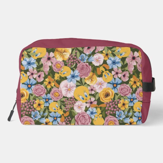 TWEETY™ Floral Embroidery Pattern Waschbeutel (Rückseite)