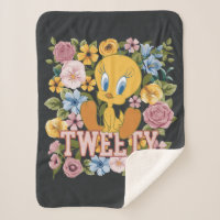 TWEETY™ Florale Stickerei Grafik