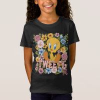 TWEETY™ Florale Stickerei Grafik