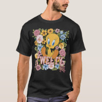 TWEETY™ Florale Stickerei Grafik