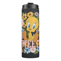 TWEETY™ Florale Stickerei Grafik