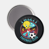 TWEETY™ Football Club Badge Magnet (Vorderseite/Rückseite)