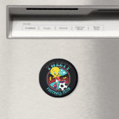 TWEETY™ Football Club Badge Magnet (In Situ (Geschirrspüler))