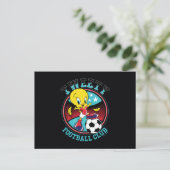 TWEETY™ Football Club Badge Postkarte (Stehend Vorderseite)