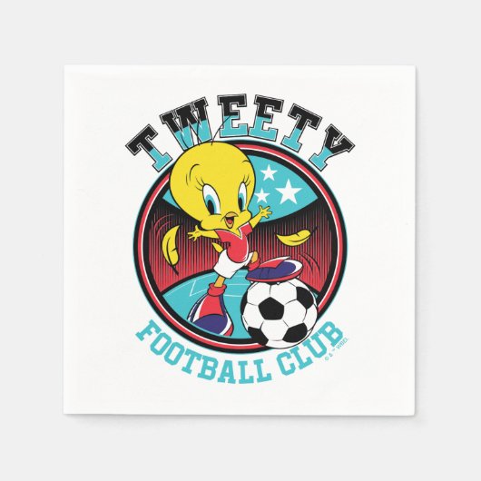 TWEETY™ Football Club Badge Serviette (Vorderseite)