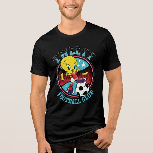 TWEETY™ Football Club Badge Tri-Blend Shirt (Vorderseite)