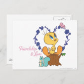 TWEETY™ "Freundschaft und Liebe" Postkarte (Vorne/Hinten)