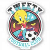 TWEETY™ Fußballclub-Abzeichen Aufkleber (Vorderseite)