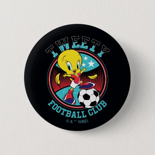 TWEETY™ Fußballclub-Abzeichen Button (Vorderseite)