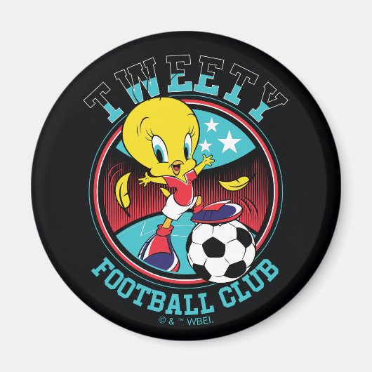 TWEETY™ Fußballclub-Abzeichen Magnet (Vorne)