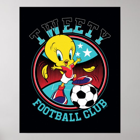 TWEETY™ Fußballclub-Abzeichen Poster (Vorne)