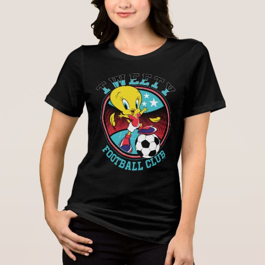 TWEETY™ Fußballclub-Abzeichen Tri-Blend Shirt (Vorderseite)