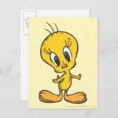 TWEETY™ Geöffnete Waffen Postkarte (Vorne/Hinten)
